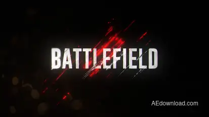 Battlefield Trailer Titles template preview