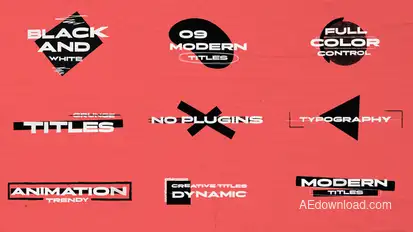 BAW Titles 4K Titles template preview