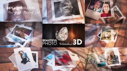 Beautiful Photo Slideshow I 3D Openers template preview