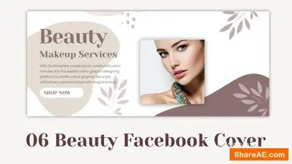 Videohive Beauty Facebook Cover Openers template preview