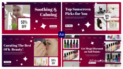 Beauty Products Promo Product Promo template preview