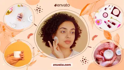 Beauty Salon and Cosmetics Slideshow Product Promo template preview