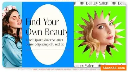 Beauty Salon Promo Openers template preview