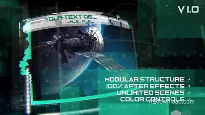 Bended Slideshow Video Displays template preview