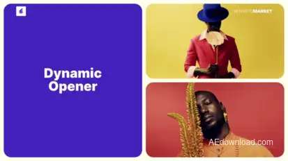 Bento Slideshow Video Displays template preview