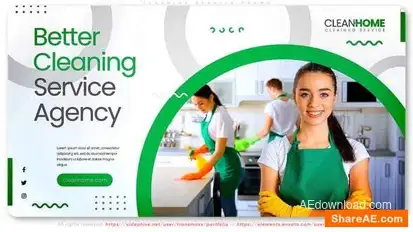 Better Cleaning Service Agency Openers template preview