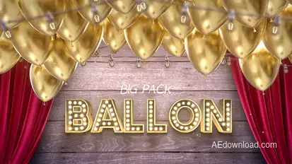 Big Ballon Pack Titles template preview