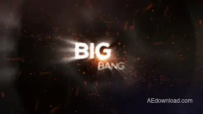 Big Bang Particle Logo Reveal Logo Stings template preview