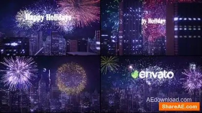 Big City Fireworks/Celebrating Logo Logo Stings template preview