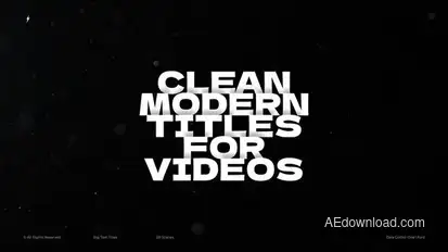 Big Text-Titles | After Effects Titles template preview