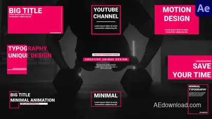 Big Title Titles template preview