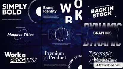 Big Titles Titles template preview