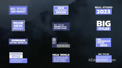 Big Titles | AE Titles template preview