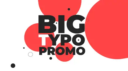 Big Typo Promo Openers template preview