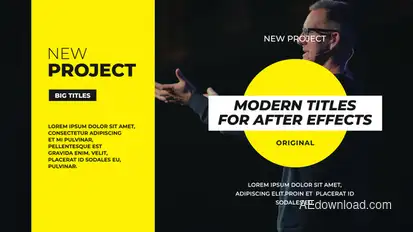 Big Typography Titles Titles template preview