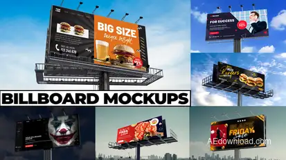 Billboard Mockup Pack | Changeable Background Product Promo template preview