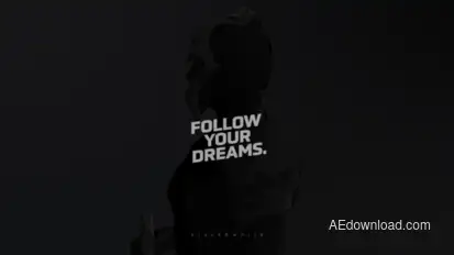 Black&White Typo Titles template preview