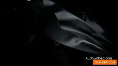 Black cloth Logo reveal Logo Stings template preview