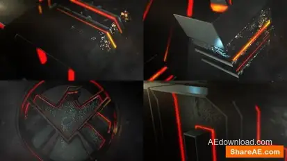 Black Epic Trailer & Logo Reveal Openers template preview