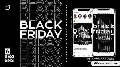 Black Friday Instagram Promo V75 Product Promo template preview