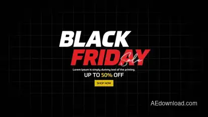 Black Friday Promo Titles Titles template preview