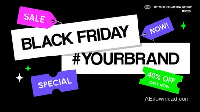 Black Friday Promotion Openers template preview
