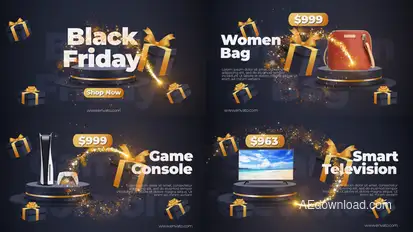 Black Friday Sale broadcast-packages template preview