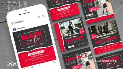 Black Friday Sale Template Media Banner Product Promo template preview