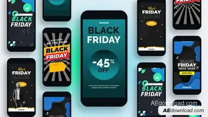 Black Friday Sales - Promo Stories Product Promo template preview