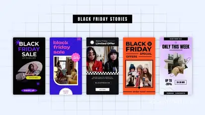 Black Friday Stories Product Promo template preview