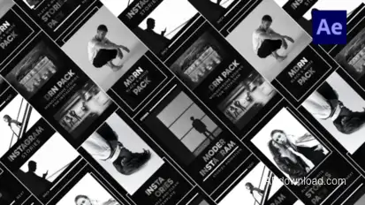 Black Social Media Stories Product Promo template preview