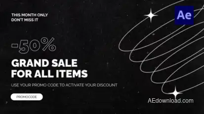 Black Stories And Titles / Ae Elements template preview