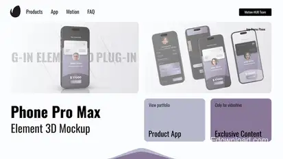 Black White App Promo Product Promo template preview