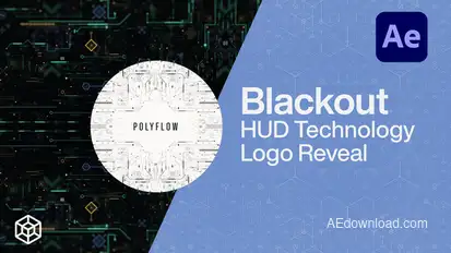 Blackout - HUD Technology Logo Reveal Logo Stings template preview