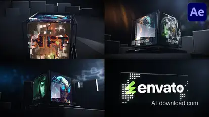 Blockchain Intro Opener for After Effects Openers template preview