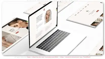 Blocks Website Promo Laptop Mockup Product Promo template preview