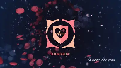 Blood Cells Logo Stings template preview