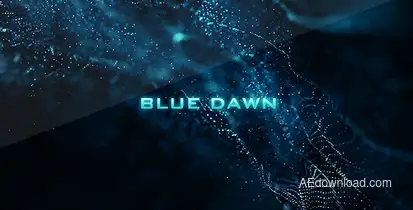 Blue Dawn - Movie Credits Openers template preview