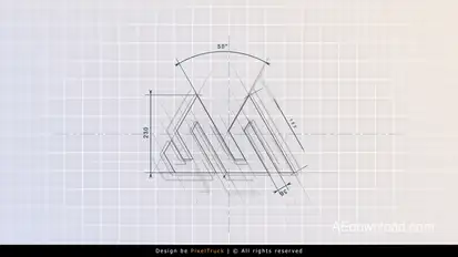 Blueprint Logo Reveal Logo Stings template preview