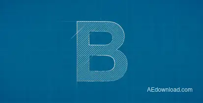 Blueprint Logo Reveal Logo Stings template preview