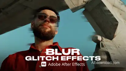Blur Glitch Effect Ae Elements template preview