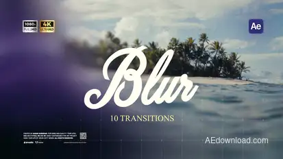 Blur Transitions Elements template preview