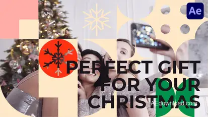 Bold Bauhaus Xmas Openers template preview