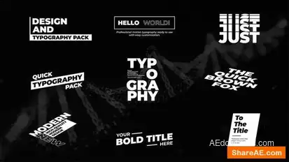 Videohive Bold Titles 3.0 | After Effects 53062891 Titles template preview
