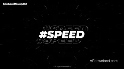 Bold Titles | After Effects Titles template preview