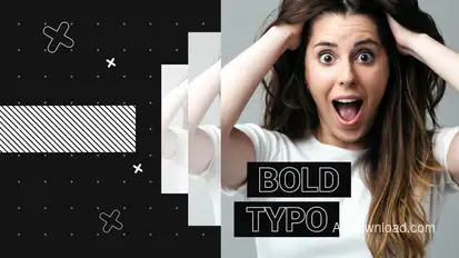 Bold Typo Opener Openers template preview