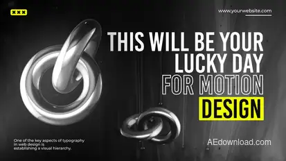 Bold Typography Scenes Titles template preview