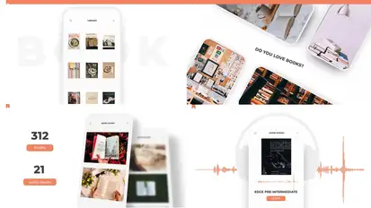 Book App Promo Product Promo template preview
