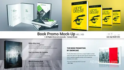 Book Promo Mock-Up Product Promo template preview
