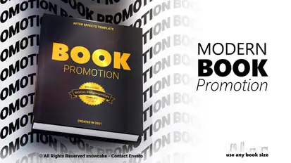 Book Promotion Product Promo template preview